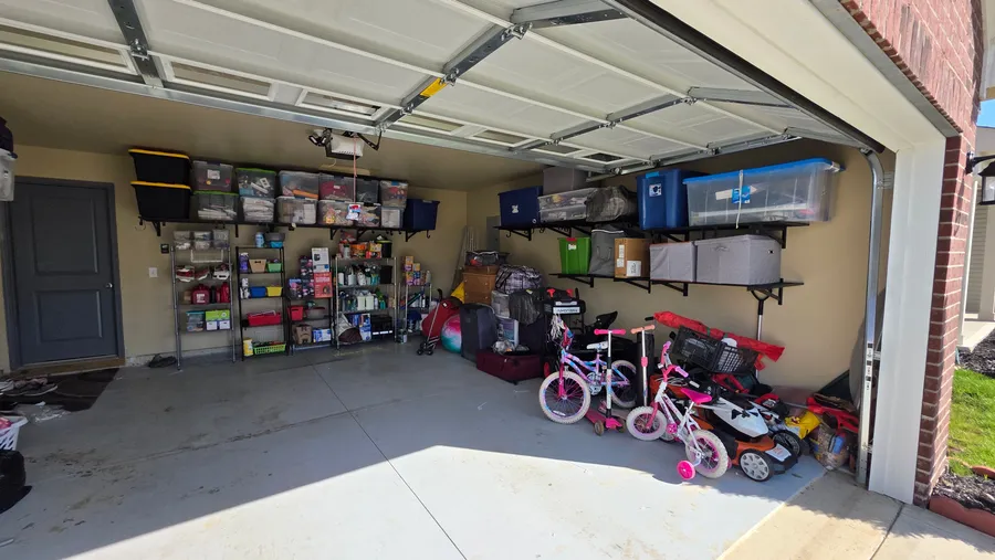 Garage shelving — After