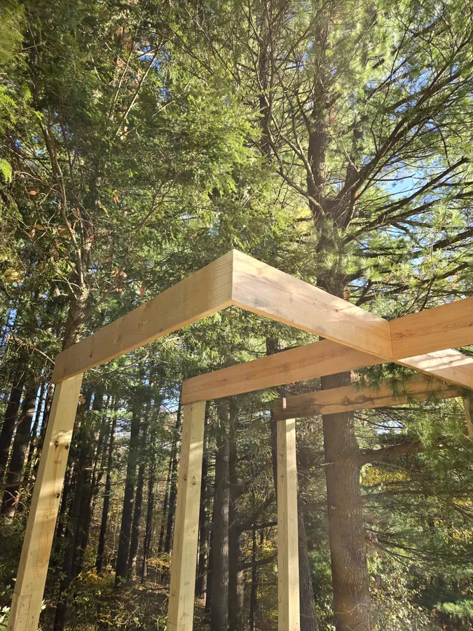 Pergola Build — During