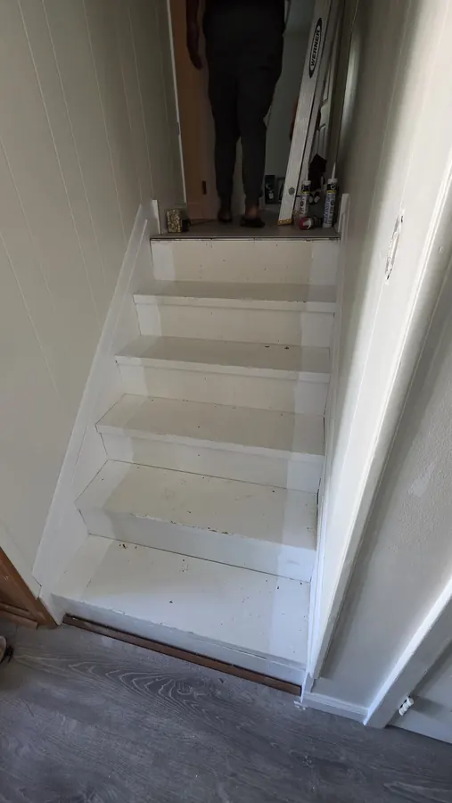 Stair Tread Replacement — Before